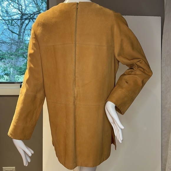 Revillon Paris Sz 8-10 Suede Open Jacket - Picture 3 of 11